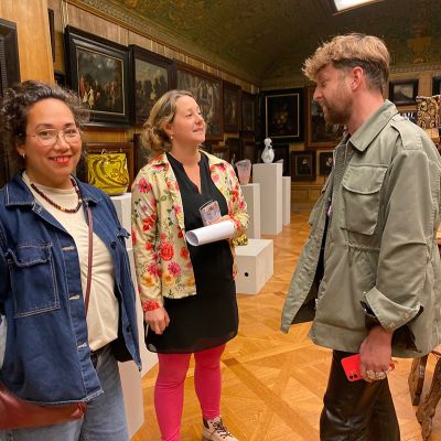 Vernissage Anna-Linda Gabriel, Rosita St&aring;hl och Fredrik Nielsen