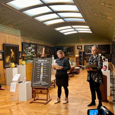 Visning av utst&auml;llningen Rosita St&aring;hl & Jeanette Karsten