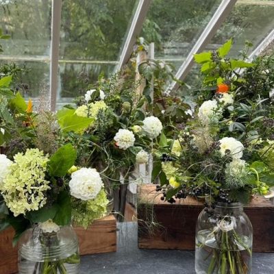 Buketter i växthuset